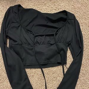 going out black long sleeve